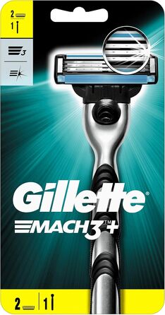 Бритва Gillette Mach3, 1 бритва з 2 лезами бритви