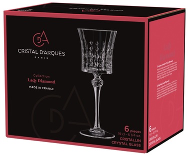 Набір келихів Cristal d'Arques Paris Lady Diamond, 6х190 мл (6672176)