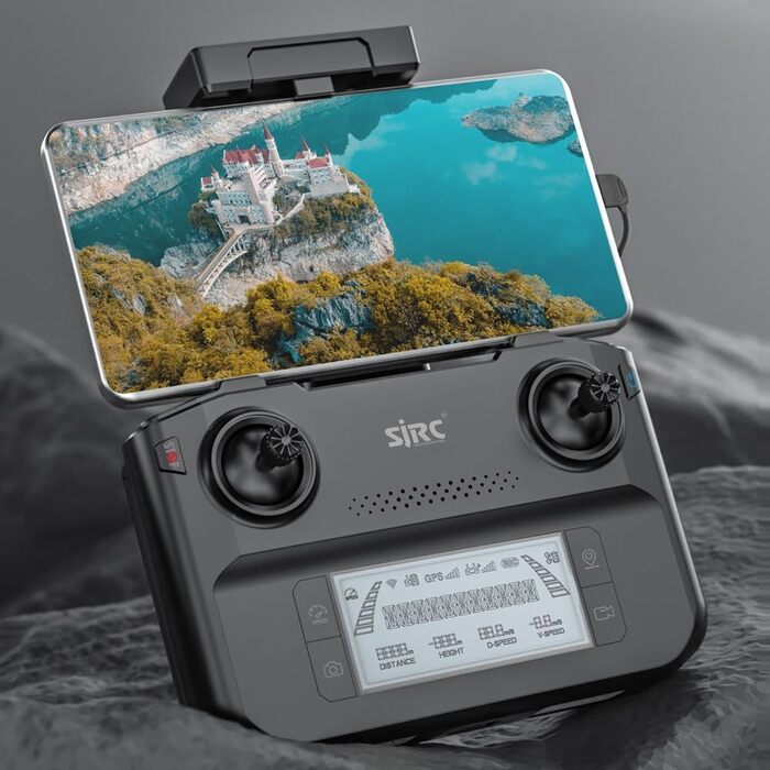 Дрон Teeggi SJRC F11S 4K PRO з камерою 4K HD для дорослих, відстань керування 6 км, 2-осьовий підвіс, 30 хвилин польоту, дрон без