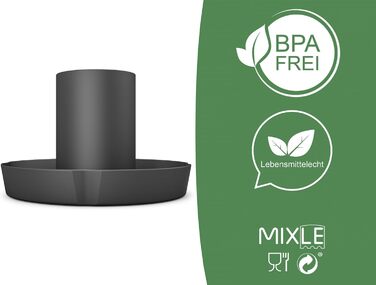 Роздільник змішувальної камери Mixle, редукція чаші для змішування, сумісна з Monsieur Cuisine Smart, Connect & Trend, більш ефективне подрібнення їжі, аксесуари