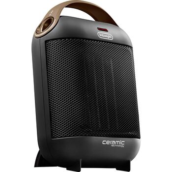 Керамічний нагрівач De&39Longhi HFX30C18.AG Портативний нагрівач для швидкого та цілеспрямованого нагрівання 2 рівні потужності Функція захисту від замерзання Потужність 1800 Вт Сірий
