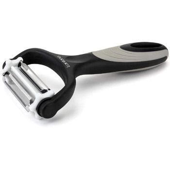 Картоплечистка Lantana 3-в-1/Мікрозубчаста очищувач для фруктів та овочів/Різак для жульєну. Овочечистка 3 в 1 для швидкого чищенн