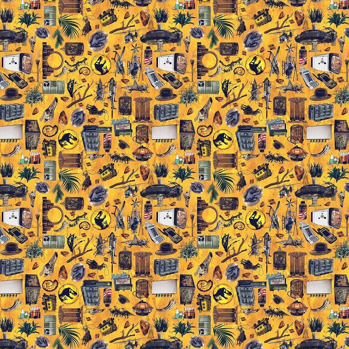 Світ динозаврів Юрського періоду дитяча постільна білизна - 1 x наволочка 80x80 1 x підодіяльник 135x200 см - T-Rex Dino - 100 бав