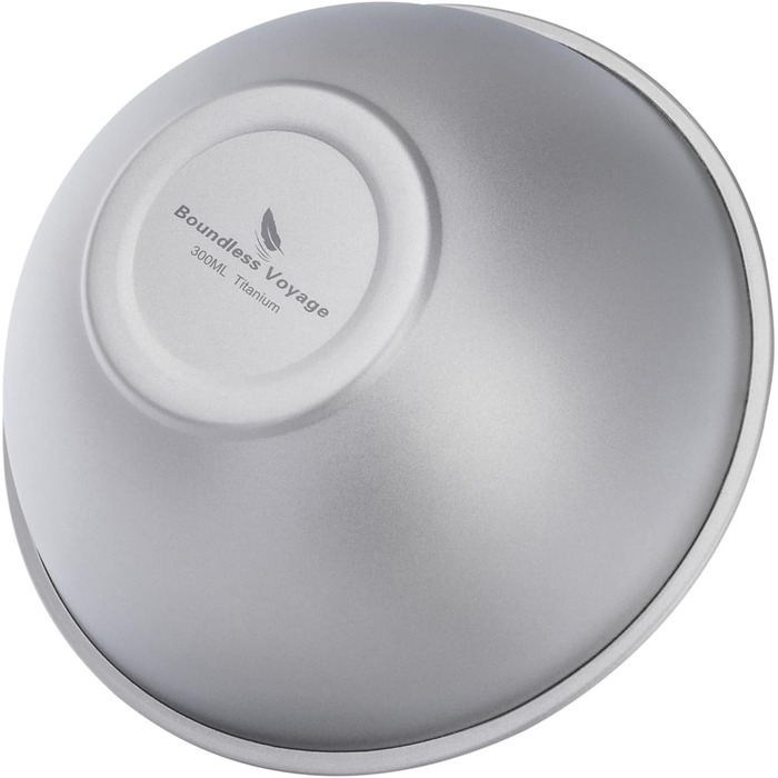 Титанова миска Boundless Voyage з подвійними стінками, термостійка для супу, салатниці, террину, каструлі