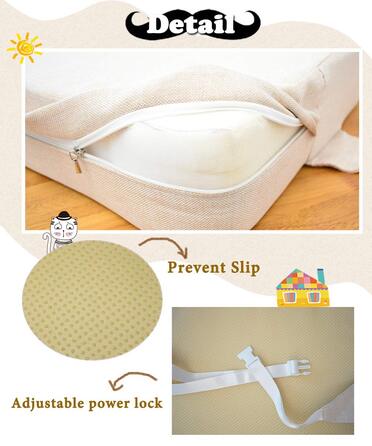 Дитячий бустер сидіння подушка стілець, Fansu Baby портативний сидіння подушка мультфільм дизайн квадратний регульований розбірний