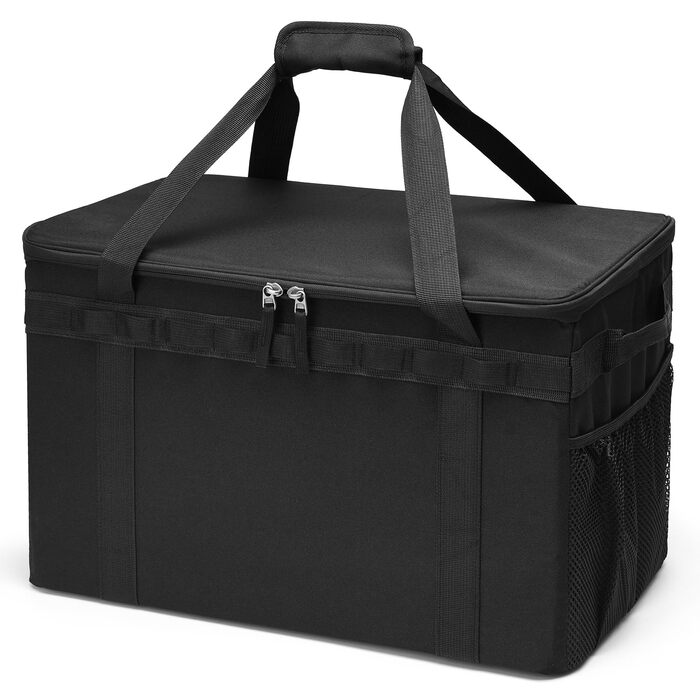 Тактична сумка для зберігання речей для кемпінгу, 46 л, органайзер для багажника (чорна)