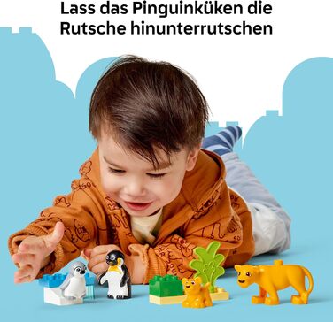 Сім&39ї диких тварин Пінгвіни та Леви, КОНСТРУКЦІЯ та ігровий набір, який дозволяє дітям дошкільного віку від 2 років грати фантаз