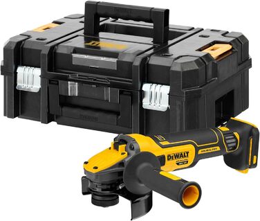 Акумуляторна кутова шліфувальна машина Dewalt 18V XR Flexvolt Advantage DCG409NT (125 мм, безщітковий двигун, електронне гальмо та