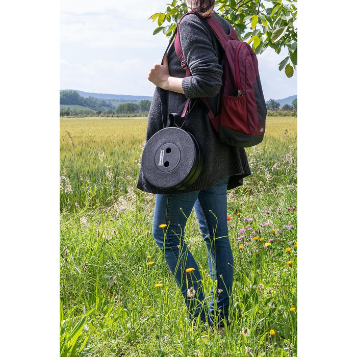 Складаний стілець Semptec Urban Survival Technology портативний телескопічний стілець із 2 предметів, регульована висота, до 200 кг (мобільний стілець, складаний, для риболовлі)