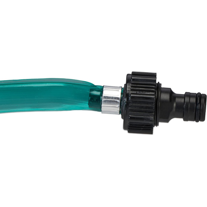 Поливальний шланг-плоский, 15 метрів, з отворами для саду, готовий до підключення, зелений