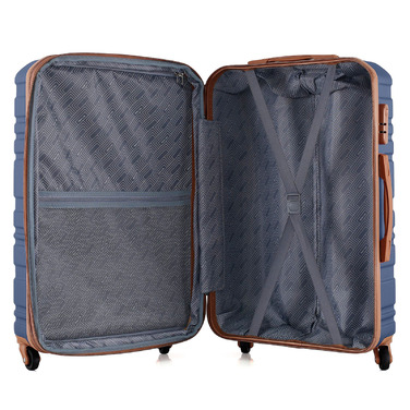 Валіза Semi Line 24' (M) Navy (T5714-2)