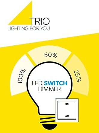 Ексклюзивна підвісна LED-люстра Trio Leuchten, матовий нікель, 4-позиційний сенсорний вимикач, регулювання висоти, ширина 100 см
