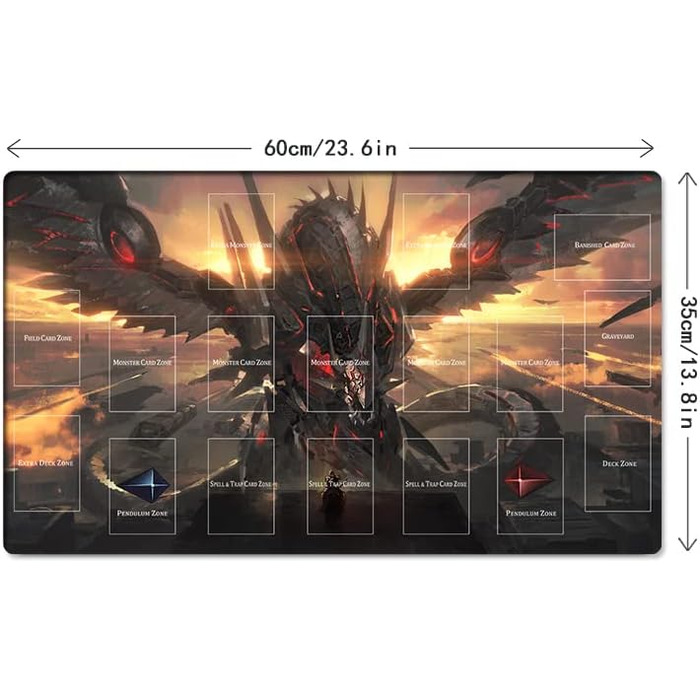 Новий килимок Mlikemat Playmat Duel Monsters TCG CCG OCG Колекційний картковий ігровий килимок із зонами безкоштовна сумка (Zd039-516-a)