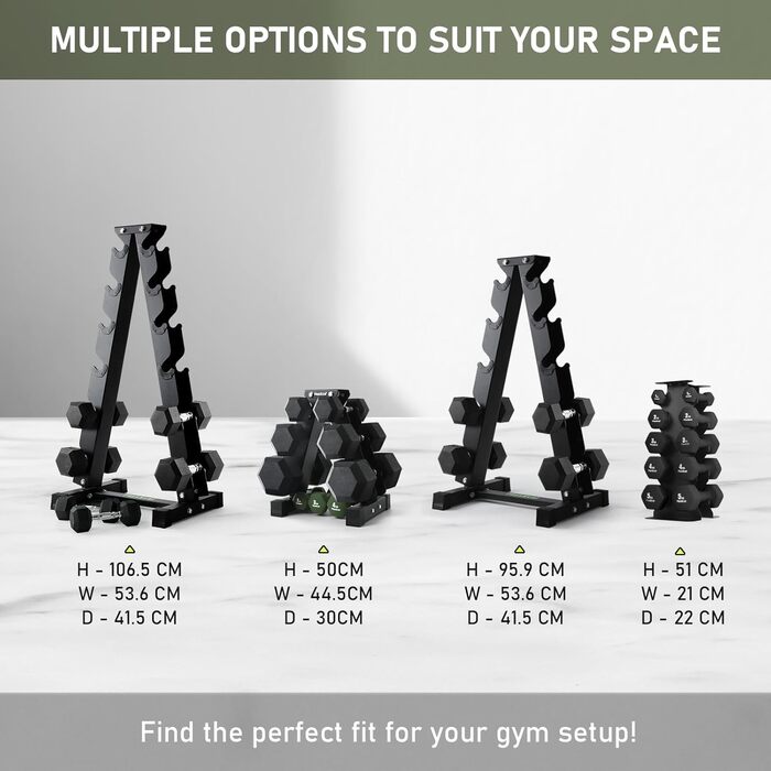 Стійка для гантелей, місце для зберігання гантелей, міцна сталева стійка для гантелей, місце для зберігання гантелей, доступне у варіантах з 3, 5 та 6 рівнями. Мала 5-рівнева для 0,5-7 кг