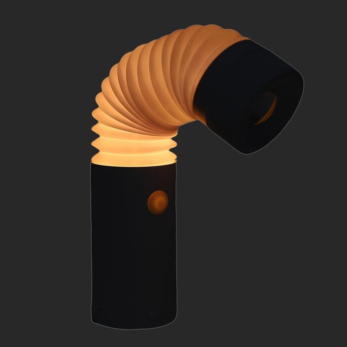 Ліхтар для кемпінгу Dilwe, 4000 мАг, акумуляторний, складний, портативний ліхтар з регульованою яскравістю та магнітом для походів, аварійний намет (БІЛИЙ) білий