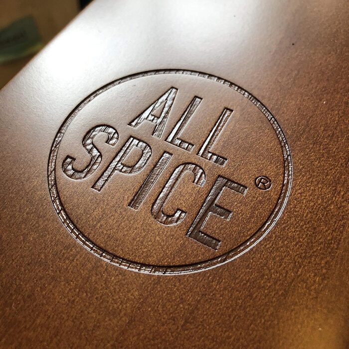 Дерев&39яна підставка для спецій AllSpice, включаючи 60 банок по 118 мл, горіхове дерево.