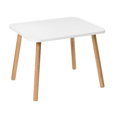 Дитячий стіл, дерев&39яний стіл для дитячої кімнати 50 x 60 x 47 см, подарунок для дітей віком 2, 3, 4, 5, 6, 7 років, меблі для самостійного складання - стіл для дітей