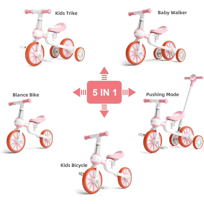 В 1 баланс велосипеди баланс велосипед дитячий триколісний триколісний велосипед баланс велосипед дитячі ходунки для дітей від 1 р