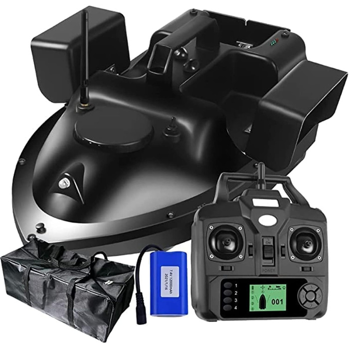 Човен із наживкою для рибошукача GPS із дистанційним керуванням, човен із наживкою для риби, човен із наживкою для риби, круїзний човен із наживкою GPS із акумулятором 12000 мАг