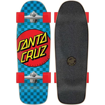 Скейтборд Santa Cruzer, класичний, в крапку, синій