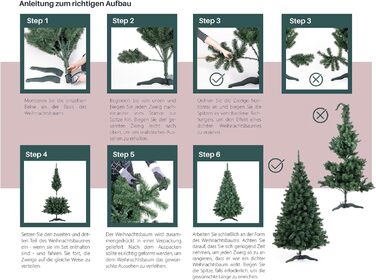 Штучна ялинка 220 см DecoKing