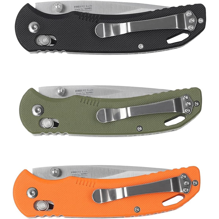 Складаний ніж зі сталі 440С клинок 77 мм G10 нековзна рукоятка з кліпсою Кемпінг Полювання Риболовля Кишеньковий ніж Кишеньковий н