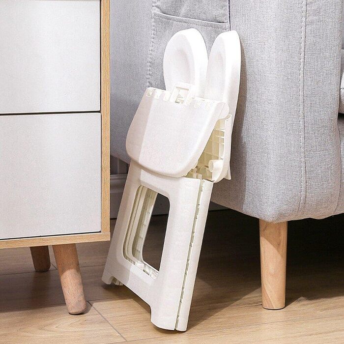 Складаний дитячий стілець зі спинкою, скандинавський табурет, пластиковий табурет-сходинка, робочий стілець, низький стілець для вітальні, меблі для патіо