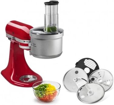 Насадка для кухонного комбайна, набір кубиків, срібло, 2FPA