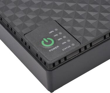 Джерело безперебійного живлення (UPS) 10400mAh USB 5V DC 5V 9V 12V POE 15V 24V, до 18W, для роутерів та модемів (Європейська вилка 85-265V)