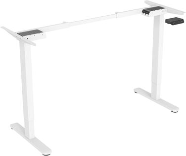 Каркас електричного столу SVITA DOBON для стільниці, ніжки регульовані по висоті, функція пам&39яті, подвійний двигун, металевий, білий