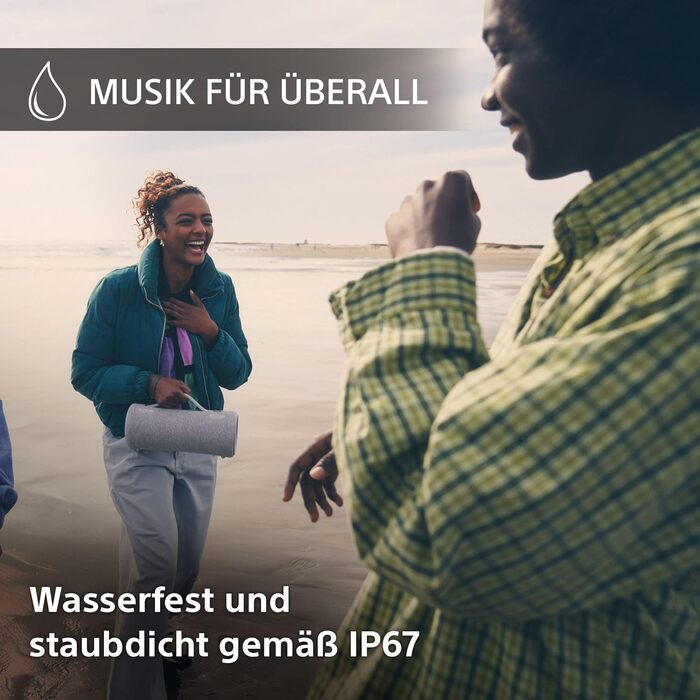 Портативна бездротова Bluetooth-колонка з потужним звуком і світлом для вечірок - водонепроникна, 25 годин автономної роботи, смар