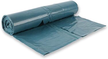 Сміттєві пакети Franz Mensch HygoClean Eco, 120 л, сині, 250 шт. LDPE, у рулоні, сміттєві пакети, довжина 110 см x ширина 70 см, сміттєвий пакет на 120 літрів, надзвичайно міцний