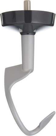 Гачок для тіста Kenwood з алюмінію KAT73.000CA, аксесуари для кухонних комбайнів Kenwood, гачок для змішування, підходить для всіх кухонних комбайнів Chef XL, можна мити в посудомийній машині, алюміній, срібло
