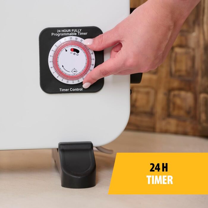 Конвекторний радіатор Tristar KA-5816-2000 Вт - турборежим - таймер, білий