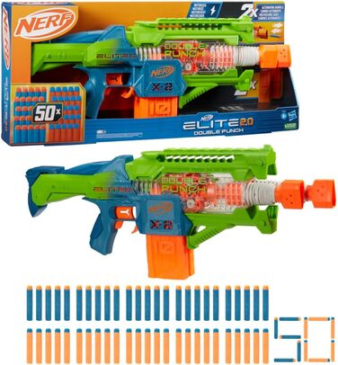 Моторизований дротиковий бластер з подвійним ударом Nerf Elite 2.0