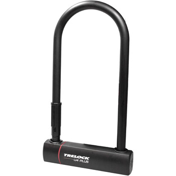 Подібний замок TRELOCK U4 Plus, довжина 23 см, товщина дужки 14 мм, рівень безпеки 14, високий рівень безпеки, обслуговування ключів, чорний