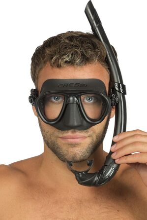 Набір для снорклінга Cressi для дорослих Calibro & Corsica Green, один розмір, одинарний