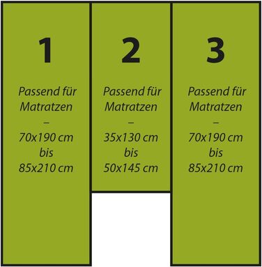 Простирадла на резинці для автофургонів та караванів Комплект простирадл на резинці з 3 предметів для 2 поздовжніх ліжок середня секція Простирадло з джерсі для задніх ліжок, 2 поздовжніх ліжок середня секція, сіро-коричневого кольору