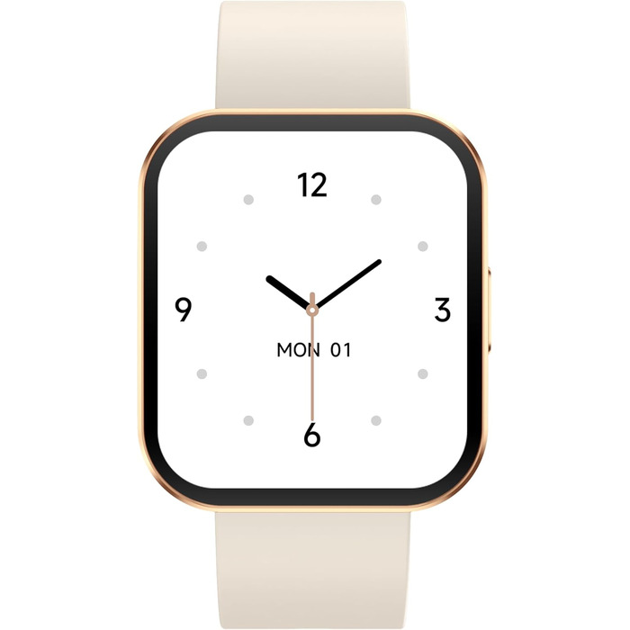 Мініатюрний жіночий смарт-годинник, товщина 8 мм та вигнутий, голосове керування, AMOLED-дисплей завжди ввімкнений, 3 ремінці, відстеження менструального циклу, водонепроникний, металевий корпус, функція телефону, моніторинг сну, трекер