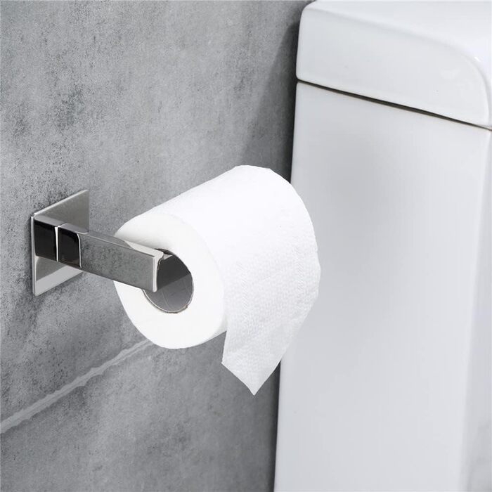 Тримач для туалетного рушника без свердління, тримач для туалетного рушника 304 хромована нержавіюча сталь, тримач для туалетного