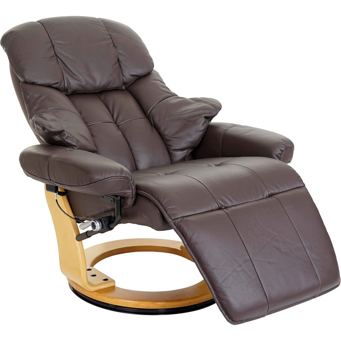 Крісло для відпочинку Robas Lund Calgary 2, коричнева шкіра, 64021BN5 коричневий/натуральний