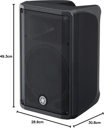 Активна колонка з кришталево чистим звуком і потужними басами - Легко транспортується - 10' НЧ-динамік чорного кольору DBR10 (10''