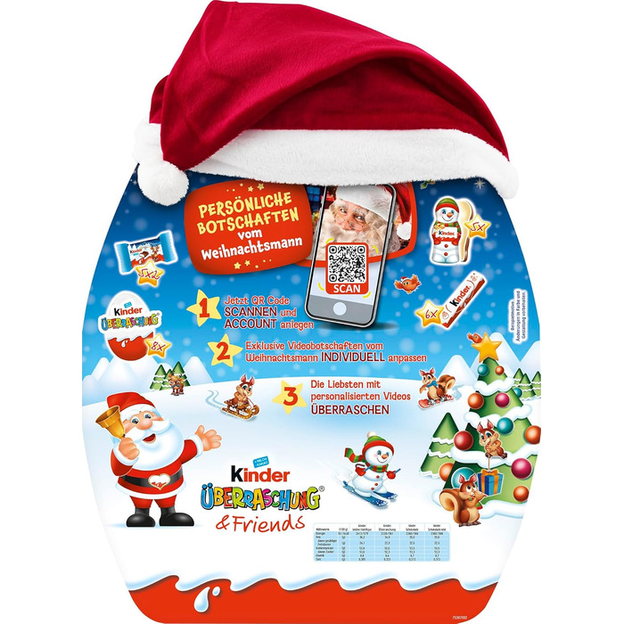 Адвент-календар Kinder Surprise & Friends, 370 г