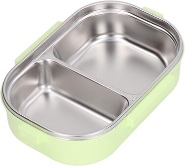 Ланчбокс з нержавіючої сталі, зелений, з термоізоляцією для студентів/дітей