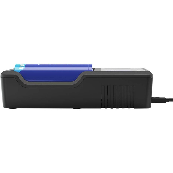 Зарядний пристрій XTAR VC2 Premium UB з РК-дисплеєм (оновлення MC Eries) 18350 18500 18650 18700 14500 16340 17500 для літій-іонних акумуляторів (батареї не входять до комплекту), розмір S