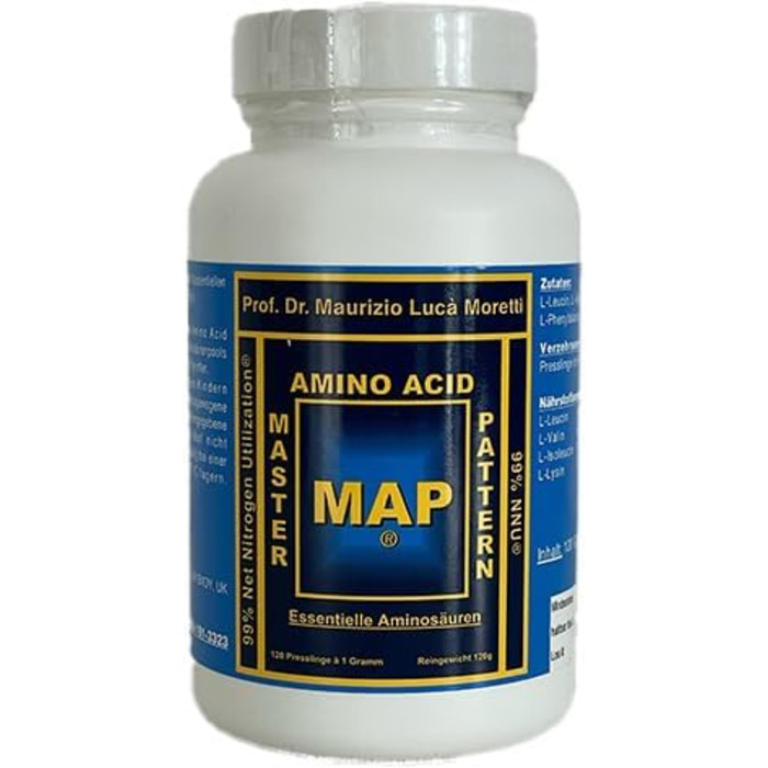 Амінокислотний комплекс Professor Moretti MAP, 120 таблеток