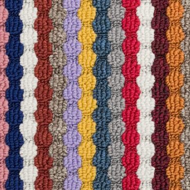 Килимки для сходів Kettelservice-Metzker Багатосмугові різнокольорові напівкруглі в різних кольорах економ-комплекти 16 шт.