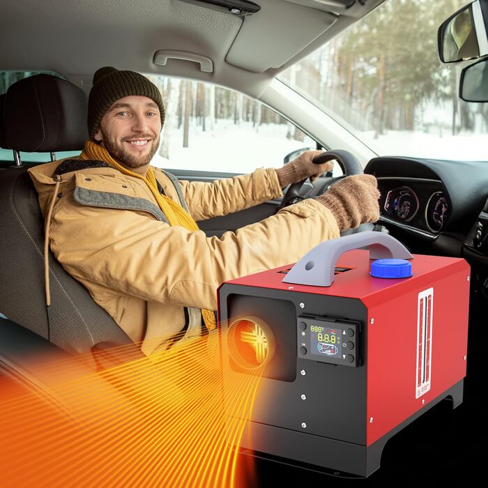 Дизельний паркувальний обігрівач потужністю 8 кВт, повітряний дизельний обігрівач 12 В з дистанційним керуванням, комплект повітряного дизельного обігрівача з РК-монітором та глушником, обігрівачі для будинків на колесах, автомобілів, вантажівок, будинків