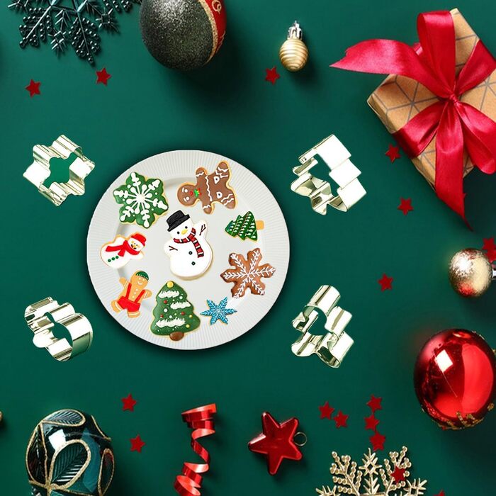 Різдвяні формочки для печива набір із 20 формочок KEELYY