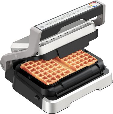 Вафельна тарілка Tefal XA7308 OptiGrill, чорна